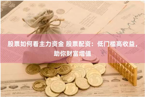 股票如何看主力资金 股票配资：低门槛高收益，助你财富增值